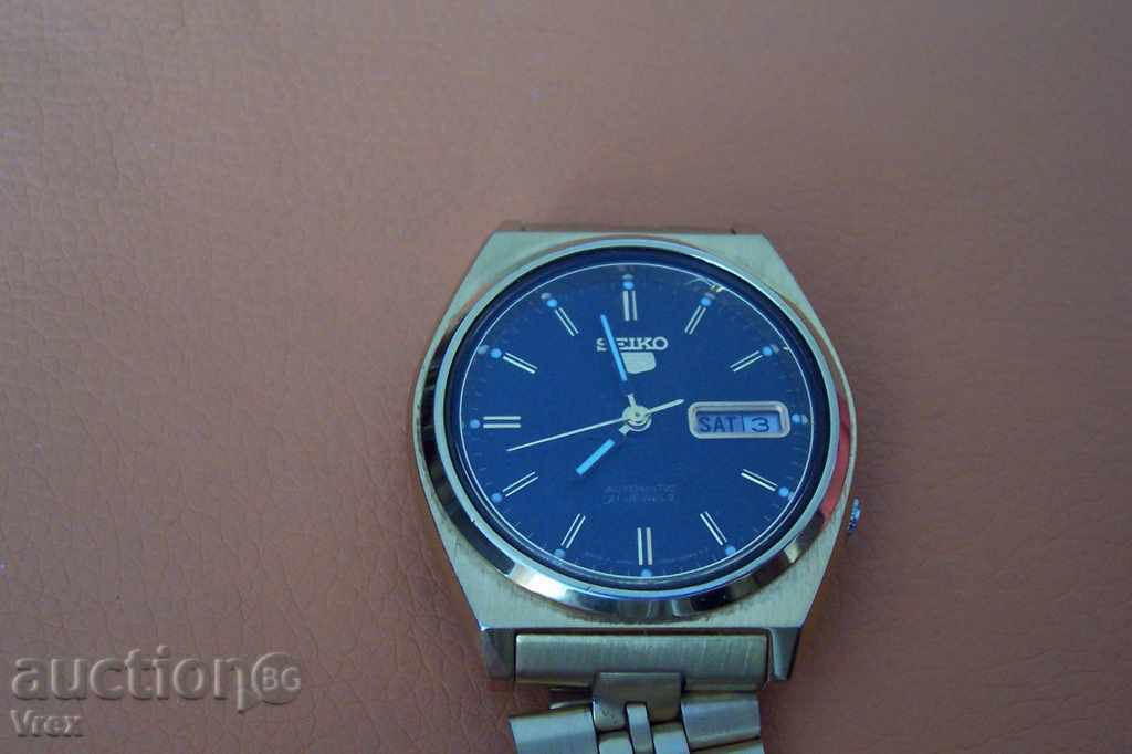 Auction Original SEIKO watch, SEIKO 5 AUTOMATIC - 21 jewels Auction Original SEIKO watch, SEIKO 5 AUTOMATIC - 21 jewels