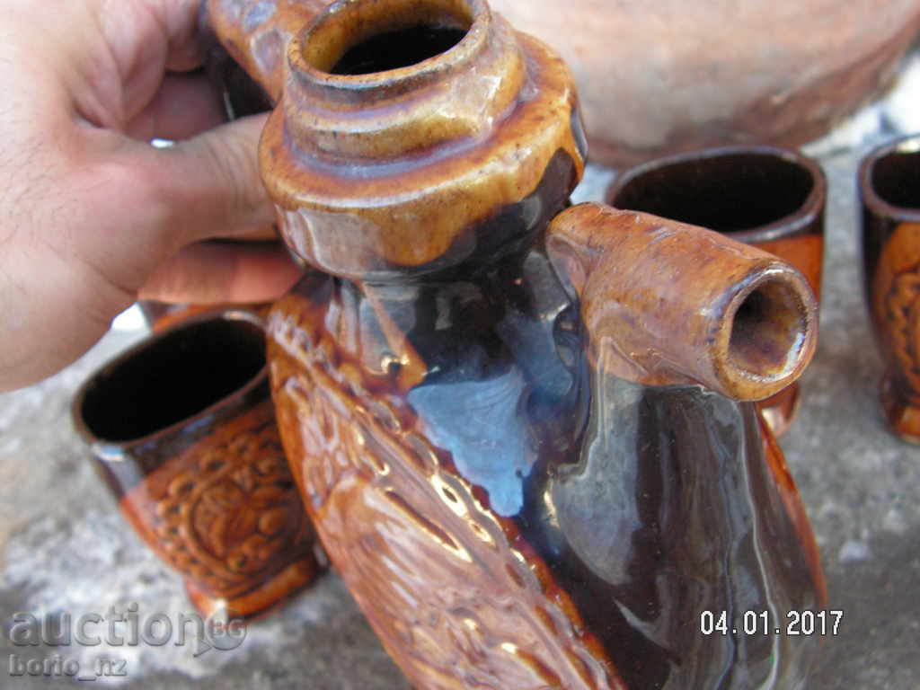 7282. ceramica STAR SERVICE coniac glazurate - 6