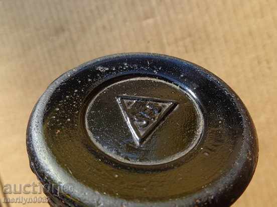 Old beer bottle without cork 0.4 ML 1929 - 5 Old beer bottle without cork 0.4 ML 1929 - 5