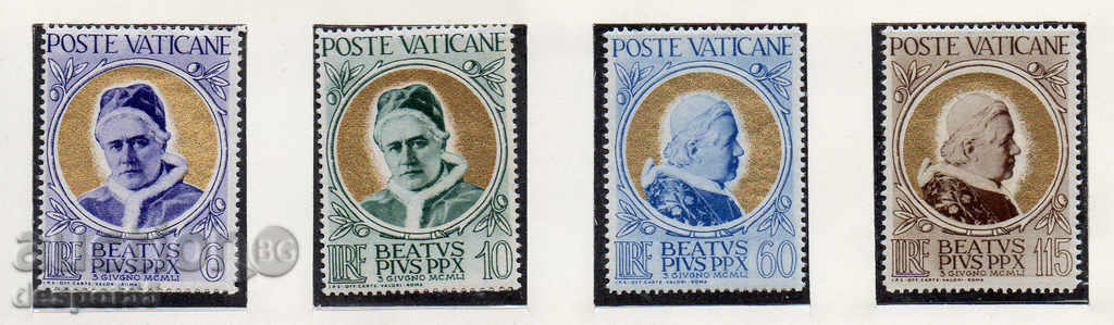 1951. Vaticanului. Beatificarea papei Pio X