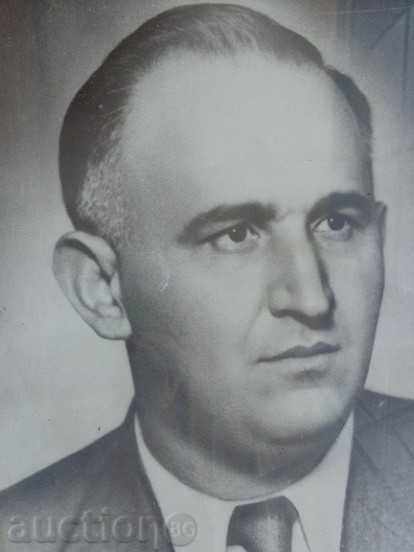 Auction Soch photo in frame, portrait of Todor Zhivkov Auction Soch photo in frame, portrait of Todor Zhivkov