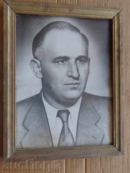 Soch photo in frame, portrait of Todor Zhivkov