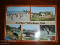 carte GRAMKOW - WISMAR - GRAMKOV - GERMANIA 1985