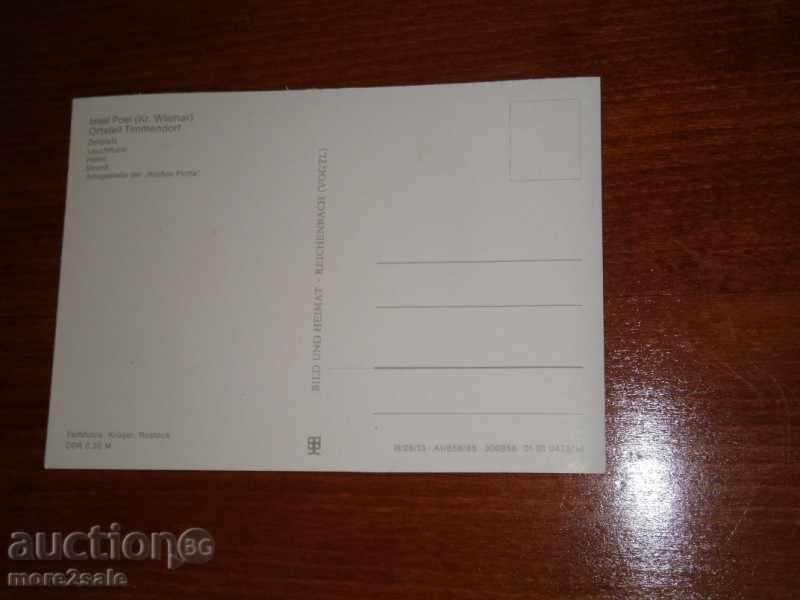 Κάρτα ΙΝδΕί Poel - Wismar - Wismar - Γερμανία 1985 D 3 με τιμή 0.95 BGN | € 0.49 Κάρτα ΙΝδΕί Poel - Wismar - Wismar - Γερμανία 1985 D 3 με τιμή 0.95 BGN | € 0.49