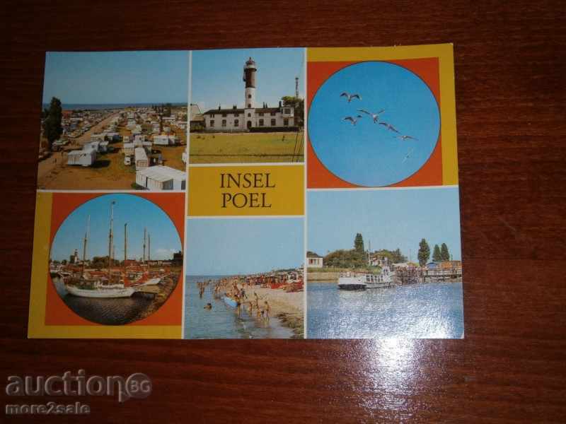 Card INSEL POEL - WISMAR - Wismar - GERMANIA 1985 D 3