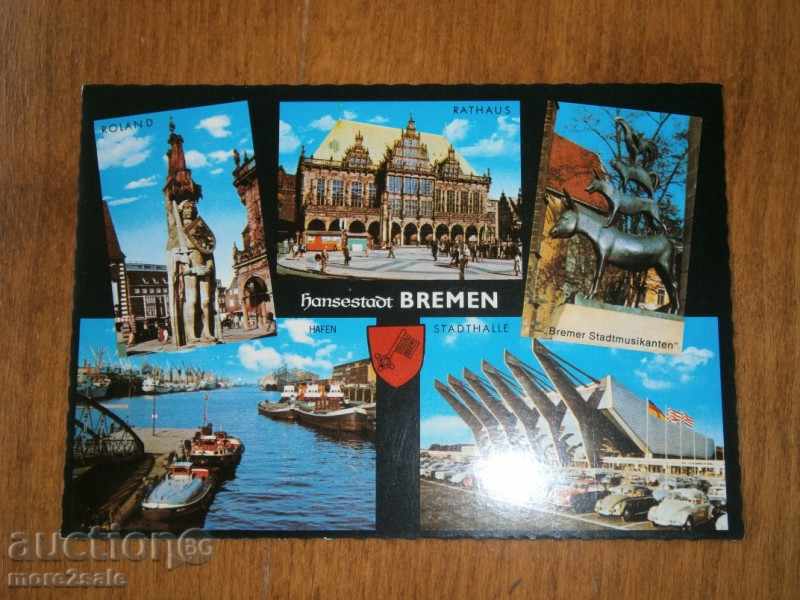 Old card BREMEN BREMEN GERMANY - 70-TE / 2 /