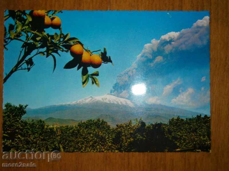 Card de SICILIA - SICILIA - Muntele Etna - ITALIA - 70
