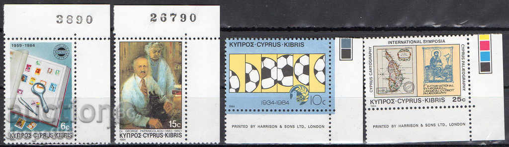 1984. Cyprus. Anniversaries of different events.