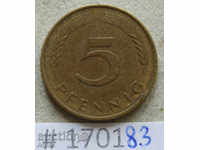 5 pfennigs 1978 J -GFR