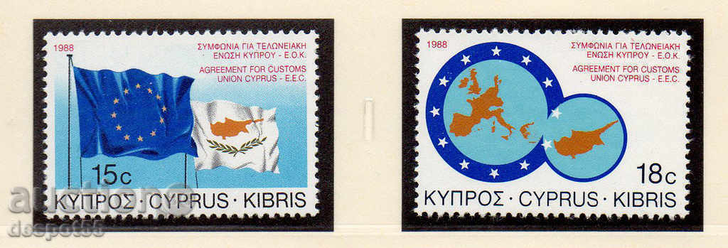 1988. Cipru. Relațiile cu Cipru ECE.