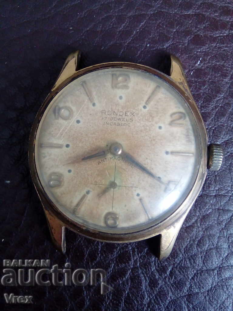 Mechanical Swiss Men's Watch - RONDEX inkablok with price 35.00 BGN | € 17.90 Mechanical Swiss Men's Watch - RONDEX inkablok with price 35.00 BGN | € 17.90