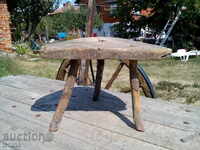 An old three-legged stool