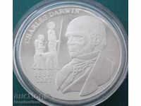 Congo 1000 Franc Darwin 1999 PROOF Rare Silver