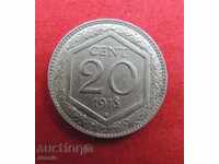 20 Centesimi 1918 R Italy -QUALITY