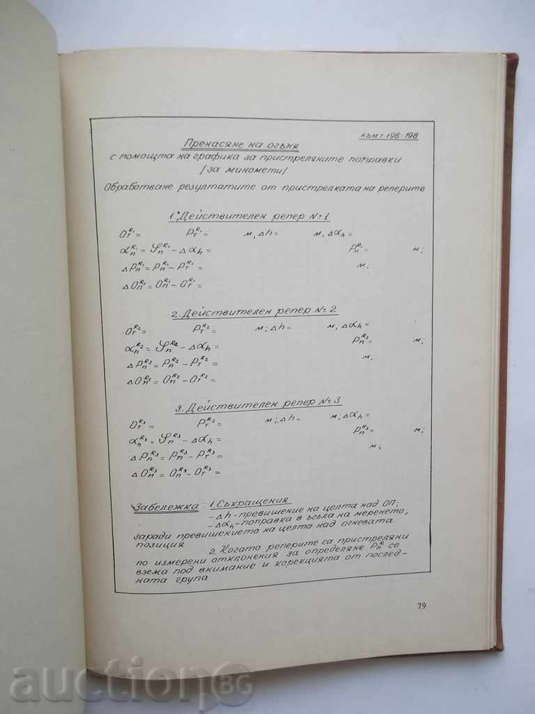 Delivery of Artillery Notebook 1955 Delivery of Artillery Notebook 1955