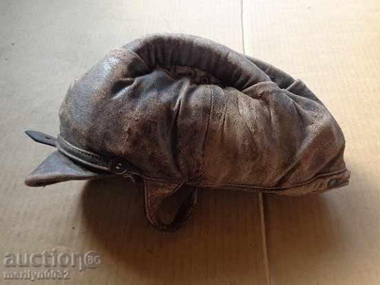 Piele motocicleta casca pălărie casca de motociclete 40-60 de ani - 5