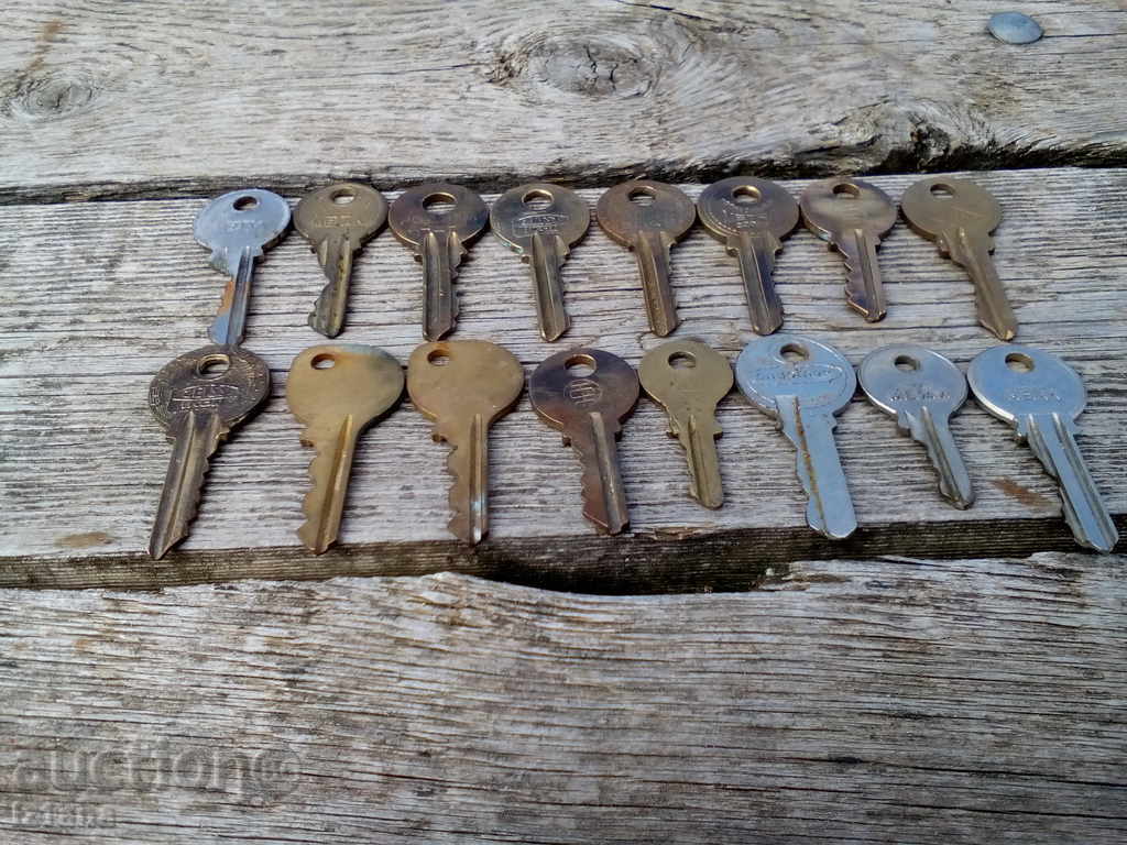 Стар секретен ключ,ключета