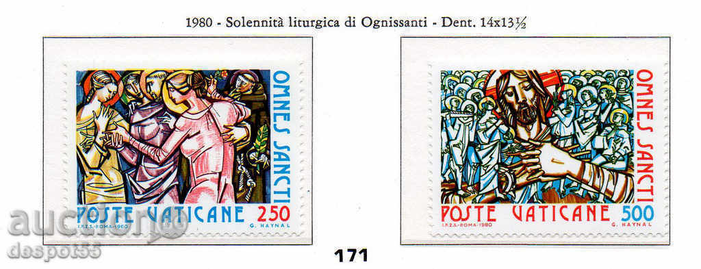 1980. The Vatican. Solemn Liturgy for All Saints.