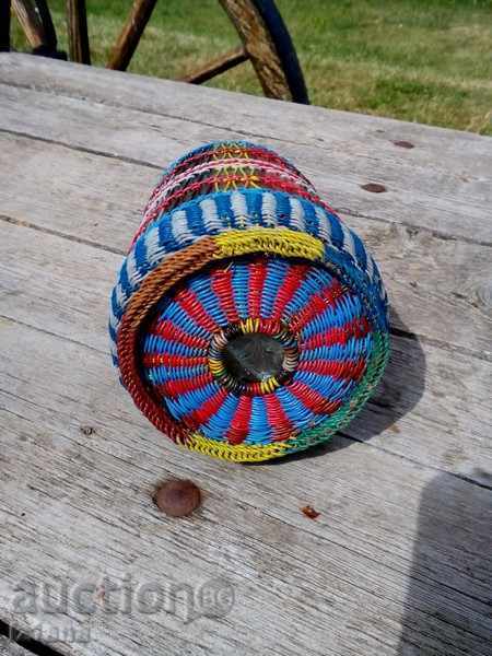 Delivery of An old knit bottle, a bottle