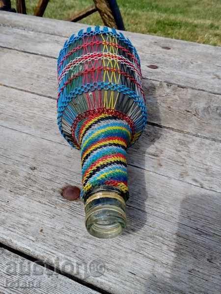 An old knit bottle, a bottle - 5
