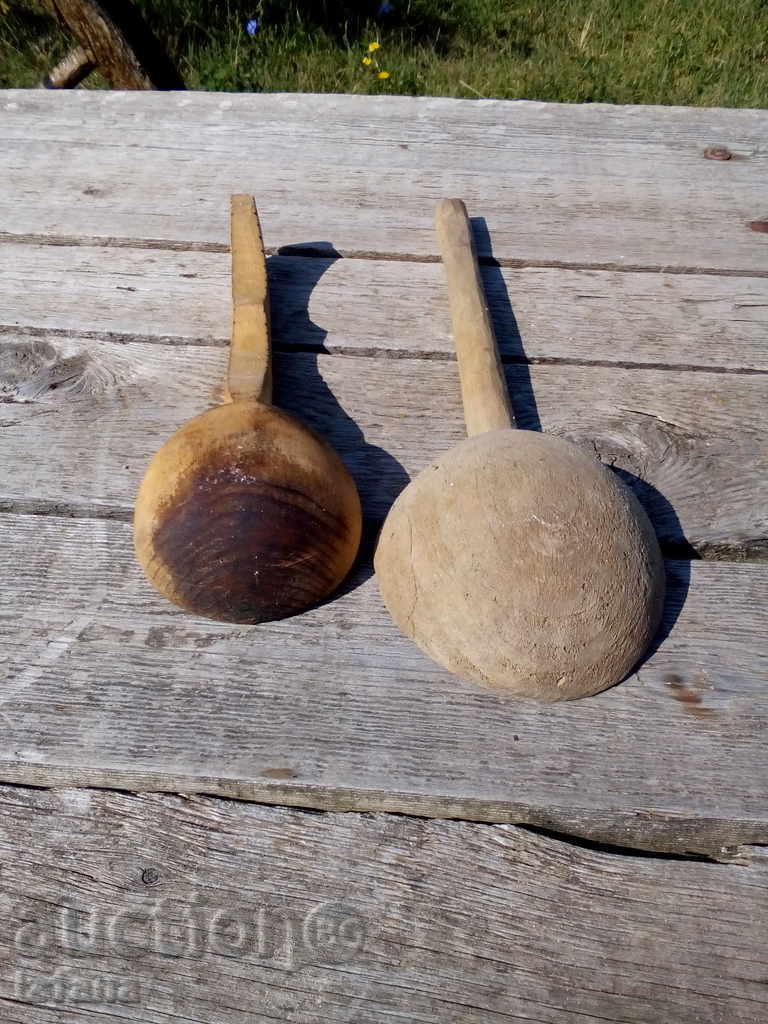 An old wooden spoon, spoons - 6 An old wooden spoon, spoons - 6