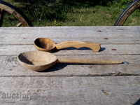 An old wooden spoon, spoons
