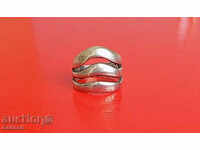 Ladies' silver ring, handmade. For women
