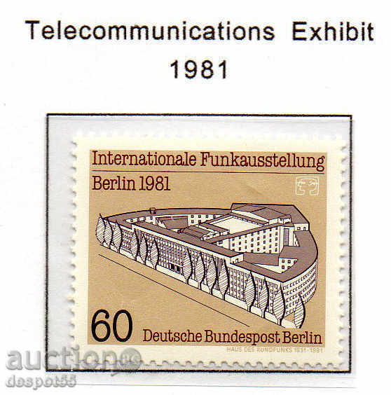 1981. Βερολίνου. Διεθνής Έκθεση Τηλεπικοινωνιών.