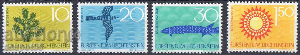1966. Liechtenstein. Protection of nature. Symbolic figures.