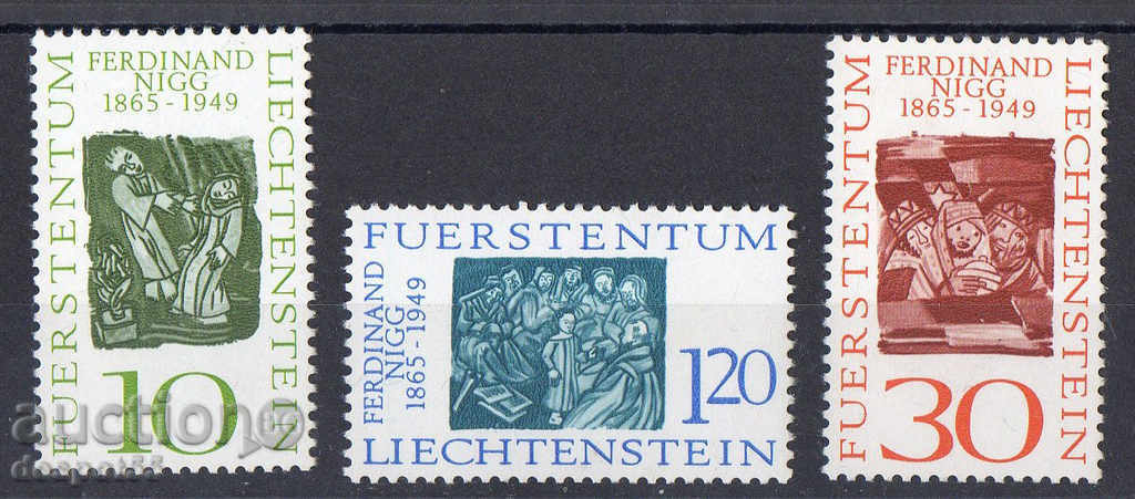 1965. Liechtenstein. Ferdinand Nick (1865-1949), artist.