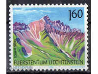 1992. Liechtenstein. Munții, seria 5-a.