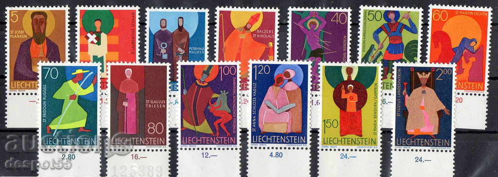 1967. Liechtenstein. Patronii bisericii.