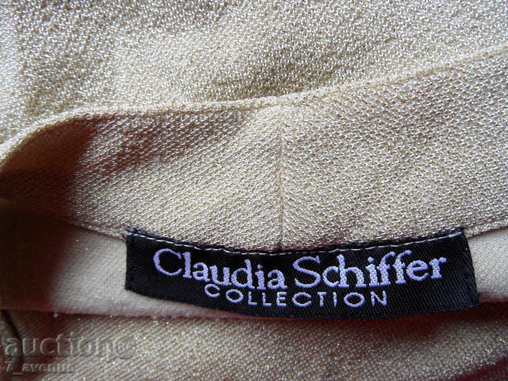 BLOUSE in golden color Claudia Schiffer VINTAGE 02.8.2021 with price 99.99 BGN | € 51.12 BLOUSE in golden color Claudia Schiffer VINTAGE 02.8.2021 with price 99.99 BGN | € 51.12
