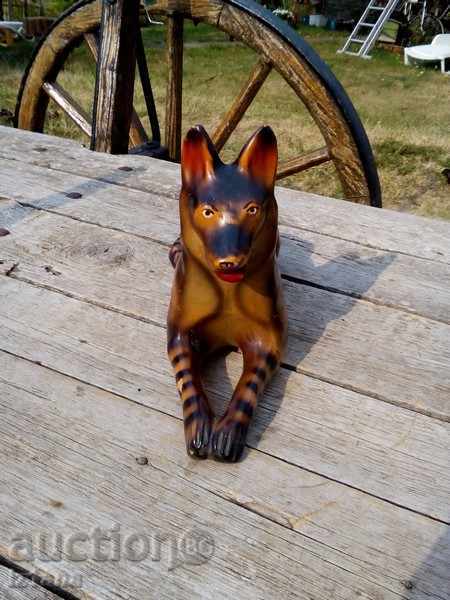Old ceramic figure, dog with price 20.00 BGN | € 10.23 Old ceramic figure, dog with price 20.00 BGN | € 10.23