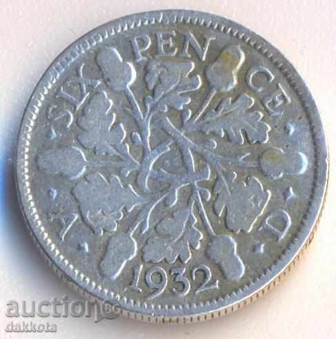 Marea Britanie 6 pence 1932