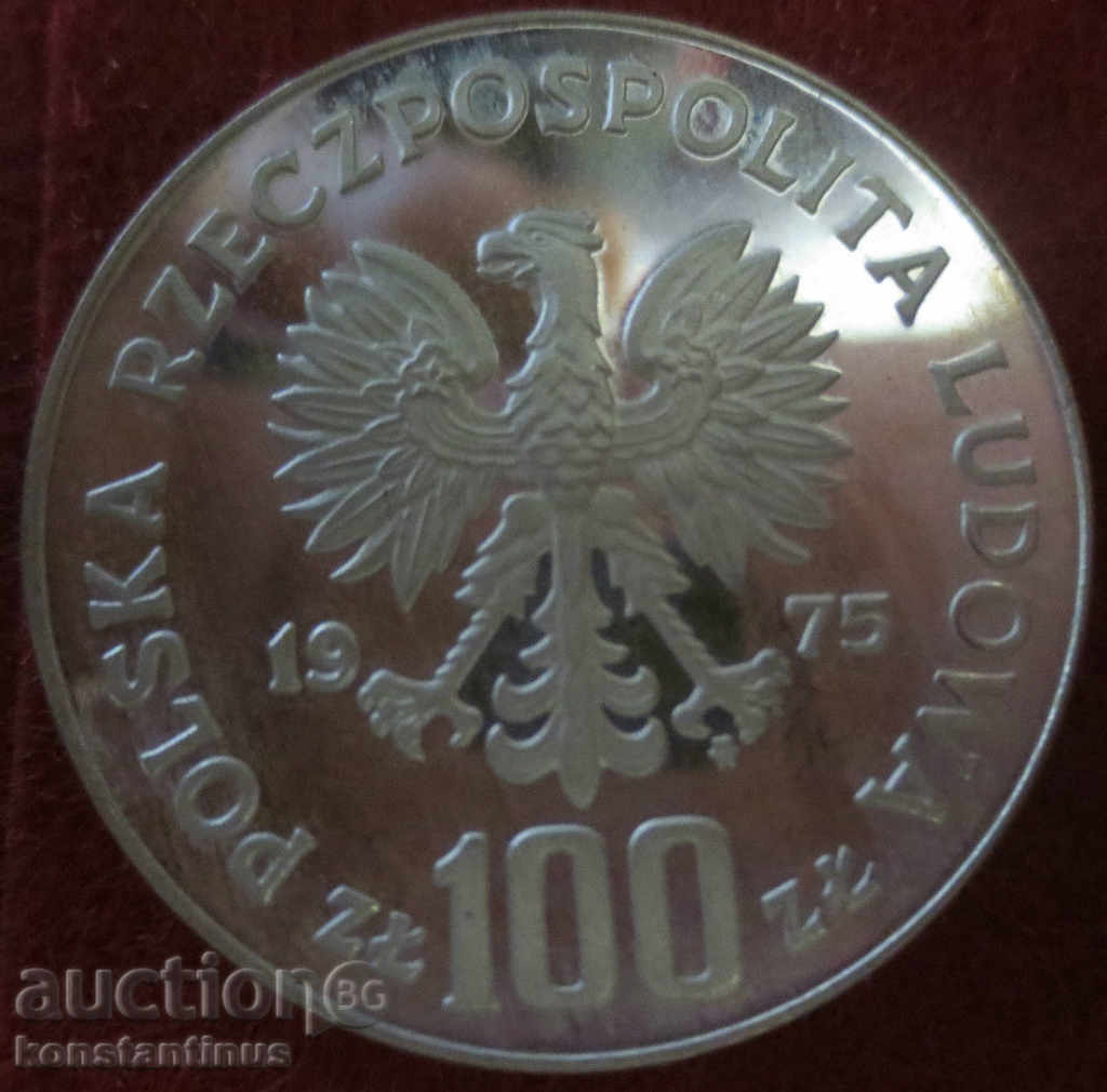 Polonia 100 PLN 1975 Argint PROOF UNC Rare cu preț € 30.68 | 60.00 BGN Polonia 100 PLN 1975 Argint PROOF UNC Rare cu preț € 30.68 | 60.00 BGN