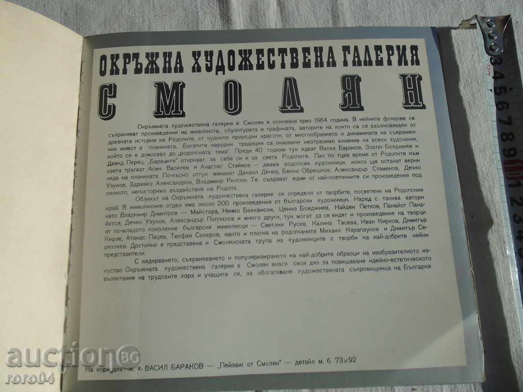 ART ART GALLERY SMOLYAN with price 36.00 BGN | € 18.41
