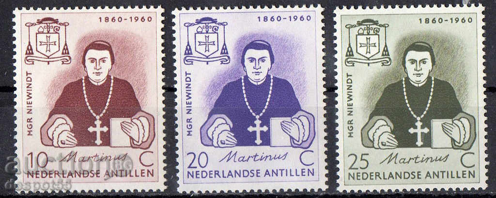 1960. The Netherlands Antilles. Monsignor Niewindt, vicar.