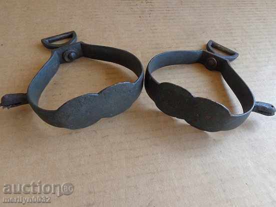 Old bronze stirrups with spurs, cavalry, saddle with price € 69.00 | 134.95 BGN Old bronze stirrups with spurs, cavalry, saddle with price € 69.00 | 134.95 BGN