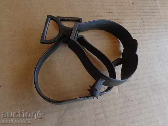 Old bronze stirrups with spurs, cavalry, saddle - 5 Old bronze stirrups with spurs, cavalry, saddle - 5