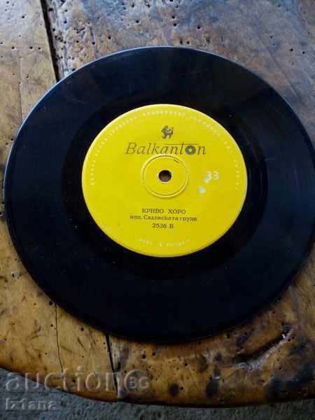 Old gramophone plate Balkanton