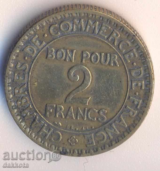 Franța 2 franci în 1925