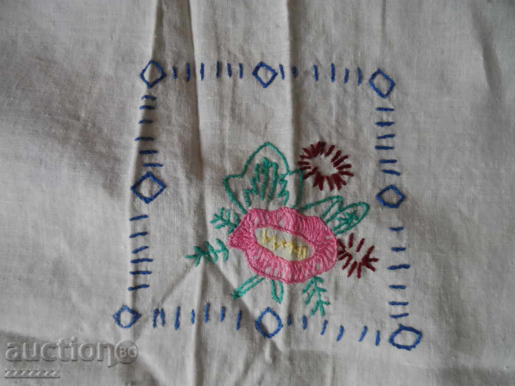 old embroidered tablecloth - 6