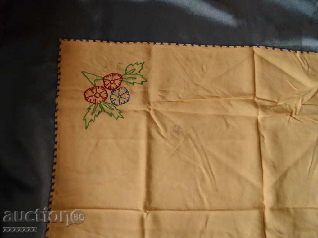 Auction  old embroidered check
