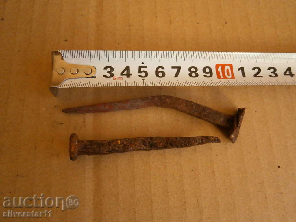 Auction vintage wrought iron nails lot nail nails Auction vintage wrought iron nails lot nail nails