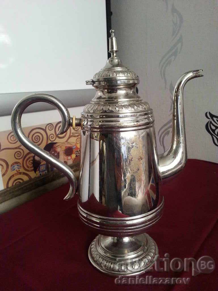 Auction Beautiful Large Fine Canal, Teapot, Art Nouveau Auction Beautiful Large Fine Canal, Teapot, Art Nouveau