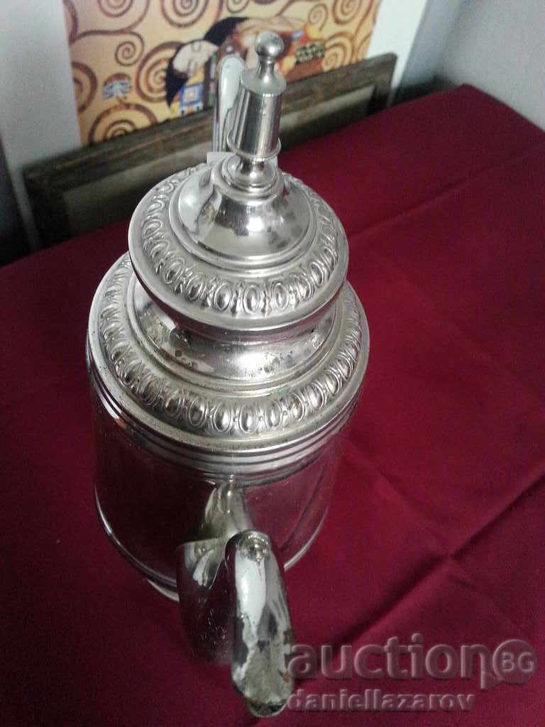 Beautiful Large Fine Canal, Teapot, Art Nouveau - 5 Beautiful Large Fine Canal, Teapot, Art Nouveau - 5