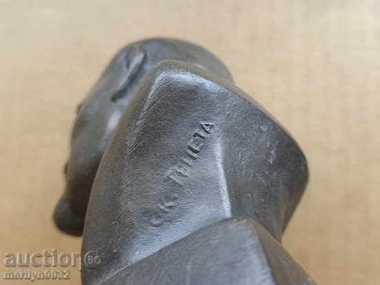 Auction Bust of leader Lenin figure statuette bronze figurine Auction Bust of leader Lenin figure statuette bronze figurine