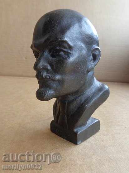 Бюст на вожда Ленин  фигура статуетка бронз фигурка