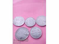 5 бр . лот монети  Индия